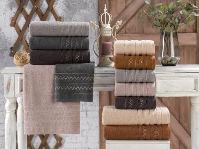 Şıkel Cotton 6'Lı Paket El-Yüz Havlu 50*90 Fisto