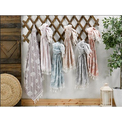 Şıkel Cotton Havlu 50*90 Deniz Kabuğu