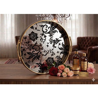 Tepsi Eskitme Yuvarlak D004