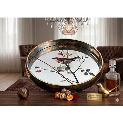 Tepsi Eskitme Yuvarlak D005