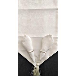 ATAK RUNNER MASA SETİ SİMELA KREM