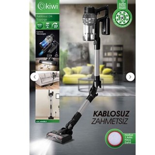 Kiwi KVC-4040BLF Şarjlı Dikey Süpürge - Kırmızı - 14,8 Volt