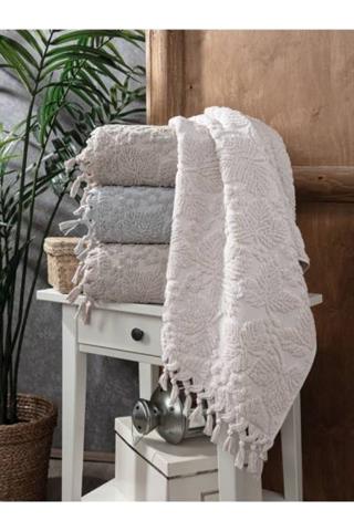 Pupilla 4'li Jakarlı Dray Havlu Layd 50x90 Cm