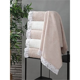 Pupilla Bambu Güpürlü Havlu 6 Lı 50*90 Stella
