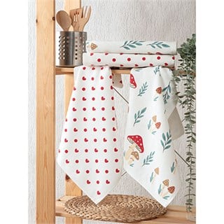Pupilla Cotton Baskılı Havlu 4 Lü Set 40*60 Mantar