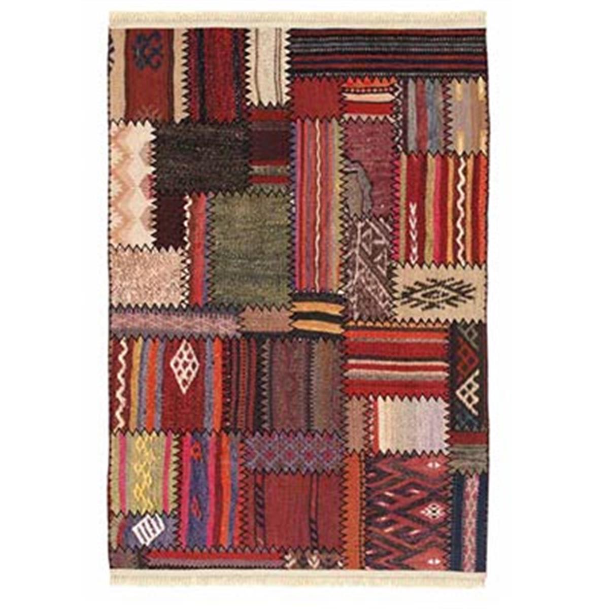 ANADOLU KİLİM 200X300 HALI PATCHWORK 12430