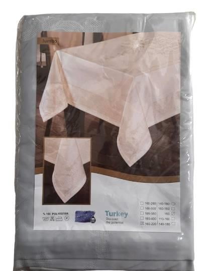 Atak Çeyiz Masa Örtüsü 160*220 Jumbo Gri