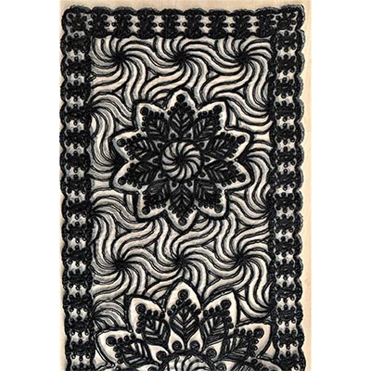 ATAK TEK RUNNER KORDONLU SİYAH