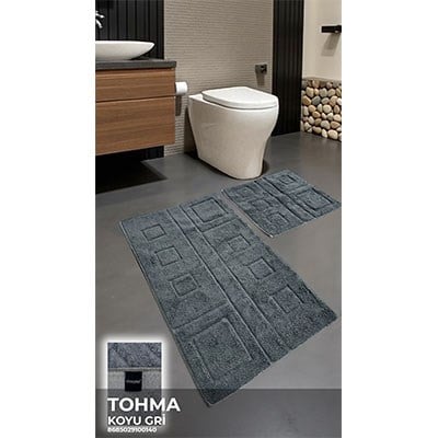 Chandler Home Klozet Takımı Tomha Koyu Gri