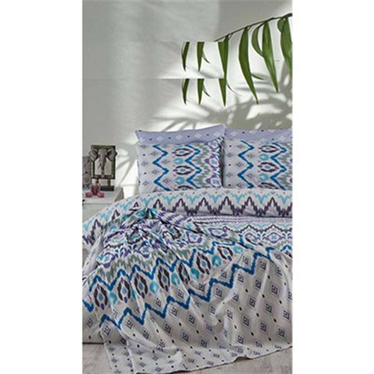 Cotton Life Çift Kişilik Nevresim Takımı Astec Lila