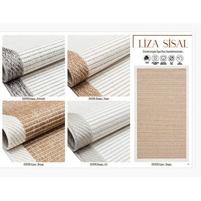 Dainty Home Halı 80X150 LIZA Vizon Beyaz 9031B