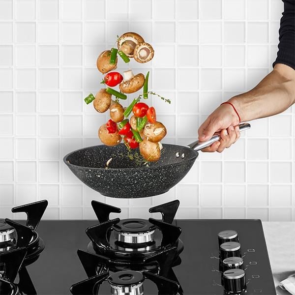 Falez Black Line Bln3014 28Cm Wok Tava