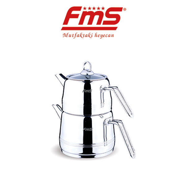 FMS Burcu Mini Çelik Çaydanlık Takımı