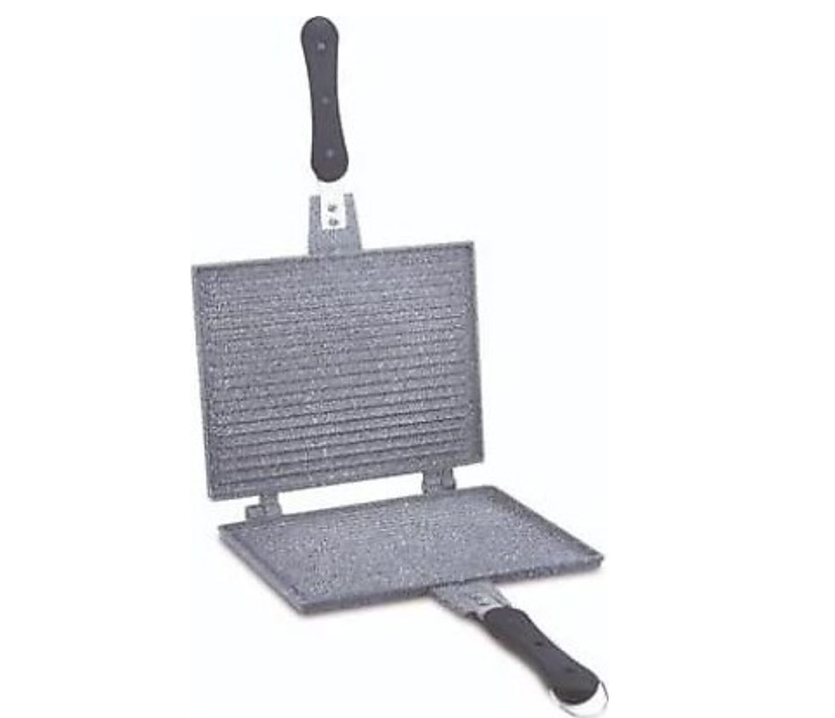 FMS Döküm Ocak Üstü El Tost Gri