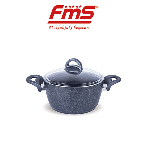 FMS Galaxy Lüx Derin Tencere 26Cm Gri