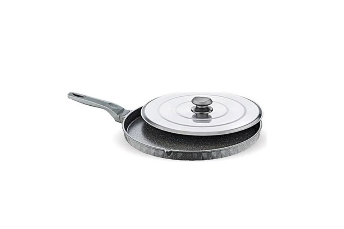 FMS Granit Bazlama ve Balık Tava 34Cm Gri