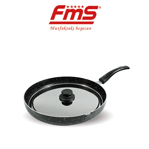 FMS Granit Hamsi Balık Tava 32Cm Gri