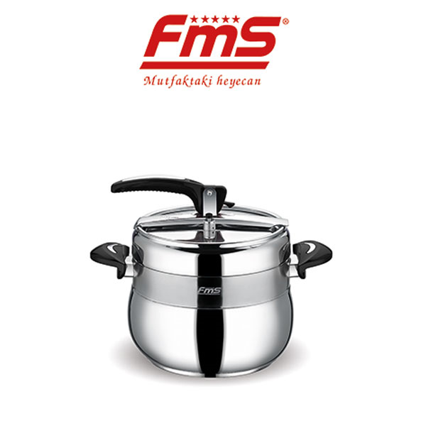 FMS Güveç Düdüklü Tencere 5 Lt Siyah