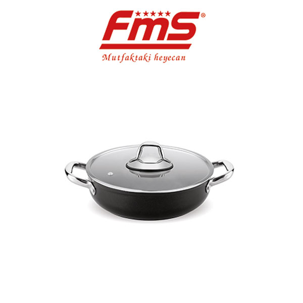 FMS İnduction Titanyum Kısa Tencere 24Cm