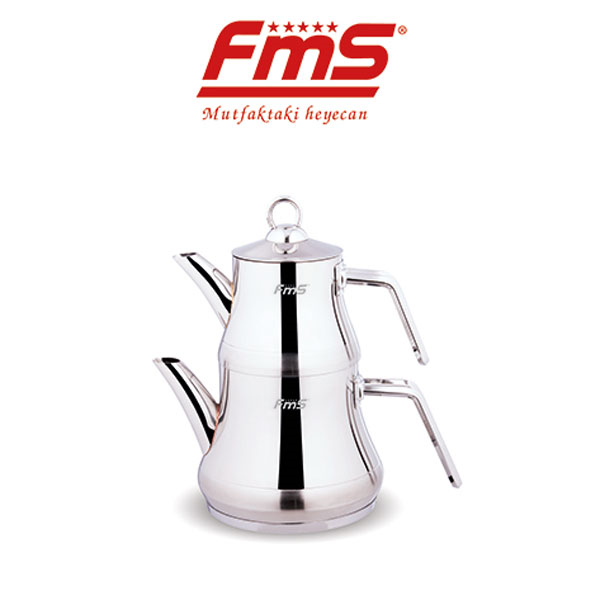 FMS Yıldız Çelik Çaydanlık Takımı Büyük Boy