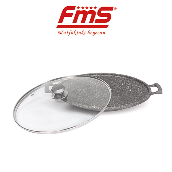 FMS Yörem Döküm Saç Kavurma Tava 34Cm