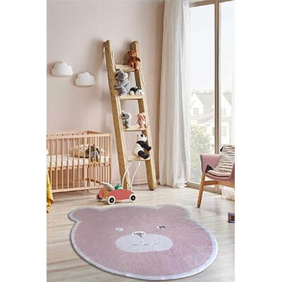 HIC&W Kids Halı Bonny Pembe 150x150 cm