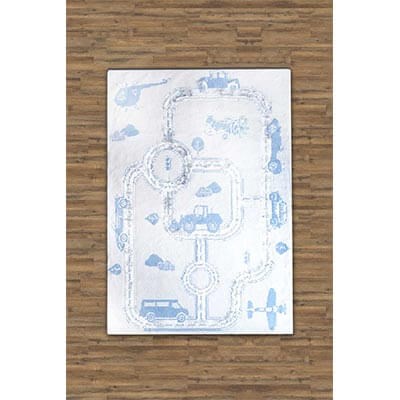 HIC&W Kids Halı Cars Mavi 100x160 cm