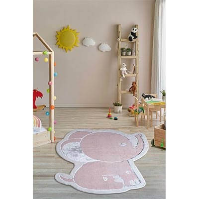 HIC&W Kids Halı Judy Pembe 160x140 cm