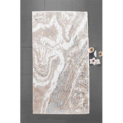 HIC&W Marble Pamuk Viskon Paspas 80x150 cm Gri