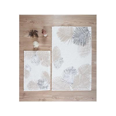 HIC&W Palm 2 Li Banyo Paspas Seti Ekru