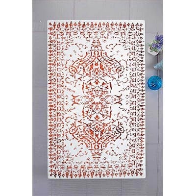 HIC&W Pera Pamuk Viskon Banyo Paspası 80x150 Kiremit