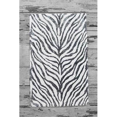 HIC&W Safari Pamuk Viskon Paspas 80x150 cm Ekru