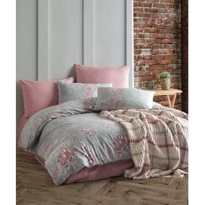 İYİ GECELER İSTANBUL BATTANİYE NEVRESİM TAKIMI SET WİLBOURN GRİ