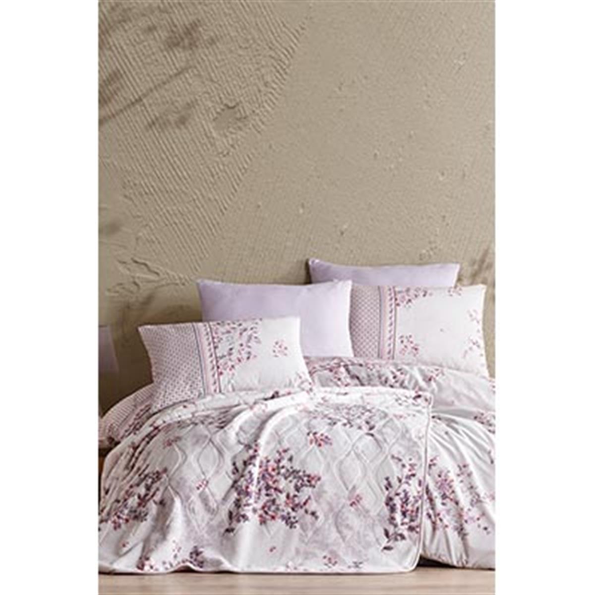 İYİ GECELER İSTANBUL BATTANİYE NEVRESİM TAKIMI SET ÇİFT KİŞİLİK VALERİA  MELANİE LİLA