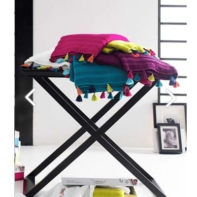 İyi Geceler İstanbul Boho Chic Havlu Seti 50x90 90x150 Fuşya