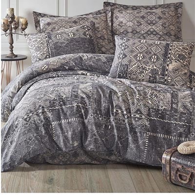 İYİ GECELER İSTANBUL ÇİFT KİŞİLİK NEVRESİM TAKIMI FUSİON OLD PALACE FÜME