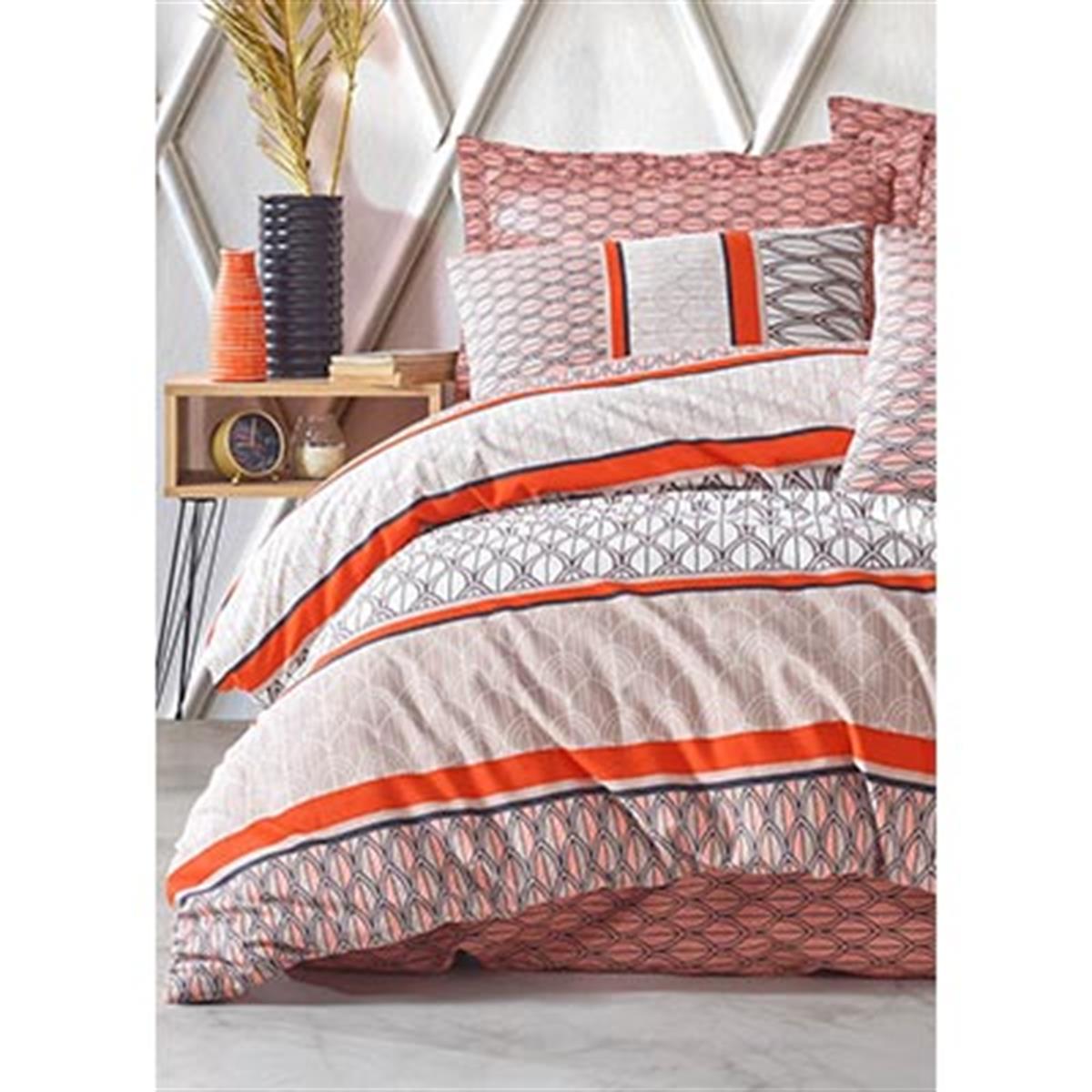 İYİ GECELER İSTANBUL ÇİFT KİŞİLİK NEVRESİM TAKIMI FUSİON REGNUM CORAL