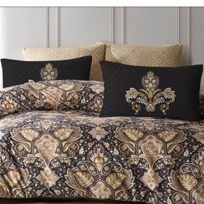 İYİ GECELER İSTANBUL ÇİFT KİŞİLİK NEVRESİM TAKIMI FUSİON OTTOMAN GOLD