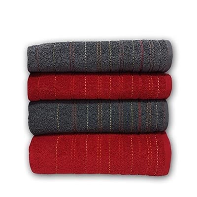 İyi Geceler İstanbul Hamam Takimi Kırmızı-Antrasit