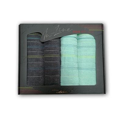 İyi Geceler İstanbul Hamam Takimi Mint-Antrasit