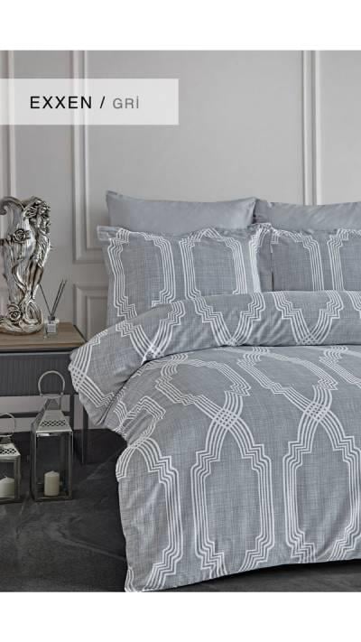 İyi Geceler İstanbul Pamuk Saten Çift Kişilik Nevresim Takımı Exxen Antra