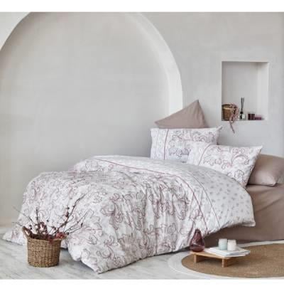 İyi Geceler İstanbul Percale Çift Kişilik Nevresim Takımı Mirada Pembe