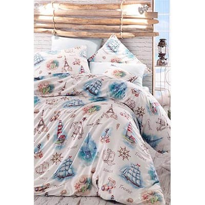 İyi Geceler İstanbul Ranforce Tek Kişilik Puff Pike Takımı Summer