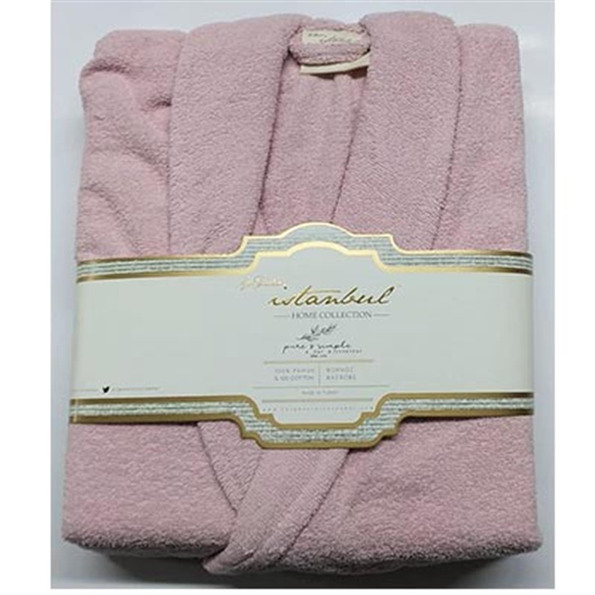 İYİ GECELER İSTANBUL TEK BORNOZ PURE SİMPLE LİLA S-M