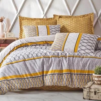 İYİ GECELER İSTANBUL TEK KİŞİLİK NEVRESİMRESİM TAKIMI FUSİON REGNUM SARI