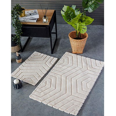 İyi Geceler İstanbul Tek Paspas 80*150 Plaid Bej