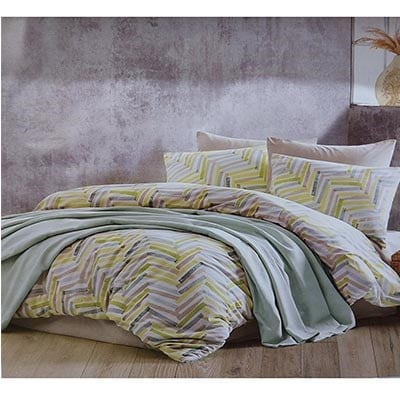 İYİGECELER İSTANBUL Ç.K NEVRESİM PİKE SETİ POP ART YEŞİL