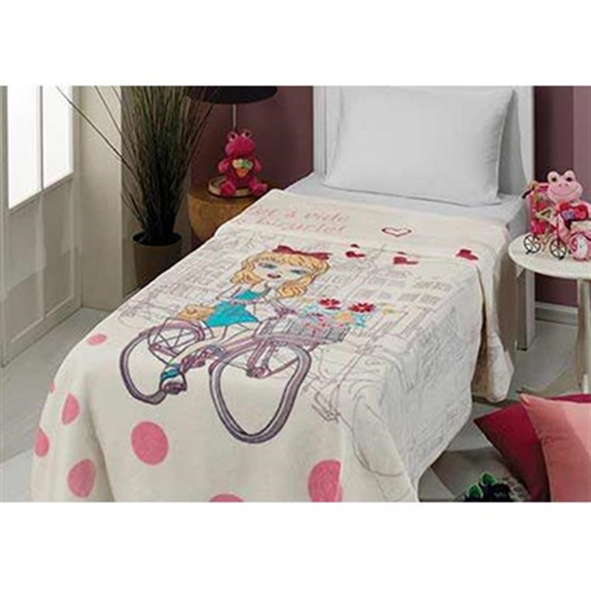 LİSANSLI TEK KŞ. BATTANİYE 160X220 ANGEL