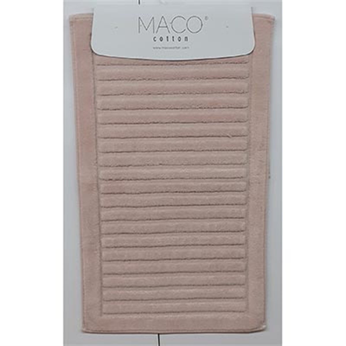 MACO COTTON KLOZET TAKIMI MAKARNA ÇİZGİLİ PUDRA