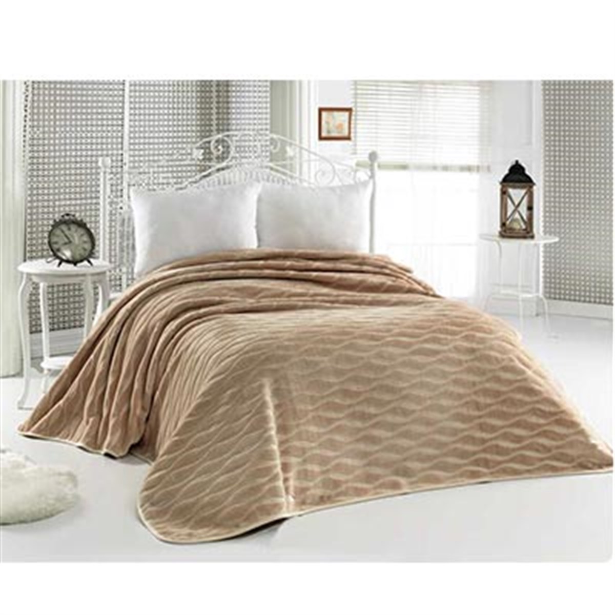 MİNK SENSE ÇİFT KİŞİLİK BATTANİYE 220X240 521 SARI